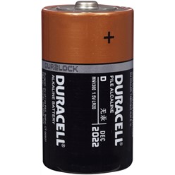 Niet-oplaadbare batterij Batterij Duracell DURACELL ALKA PLUS POWER D X2 80291300